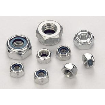 DIN985 Nylon Lock Nuts with Stainless Steel